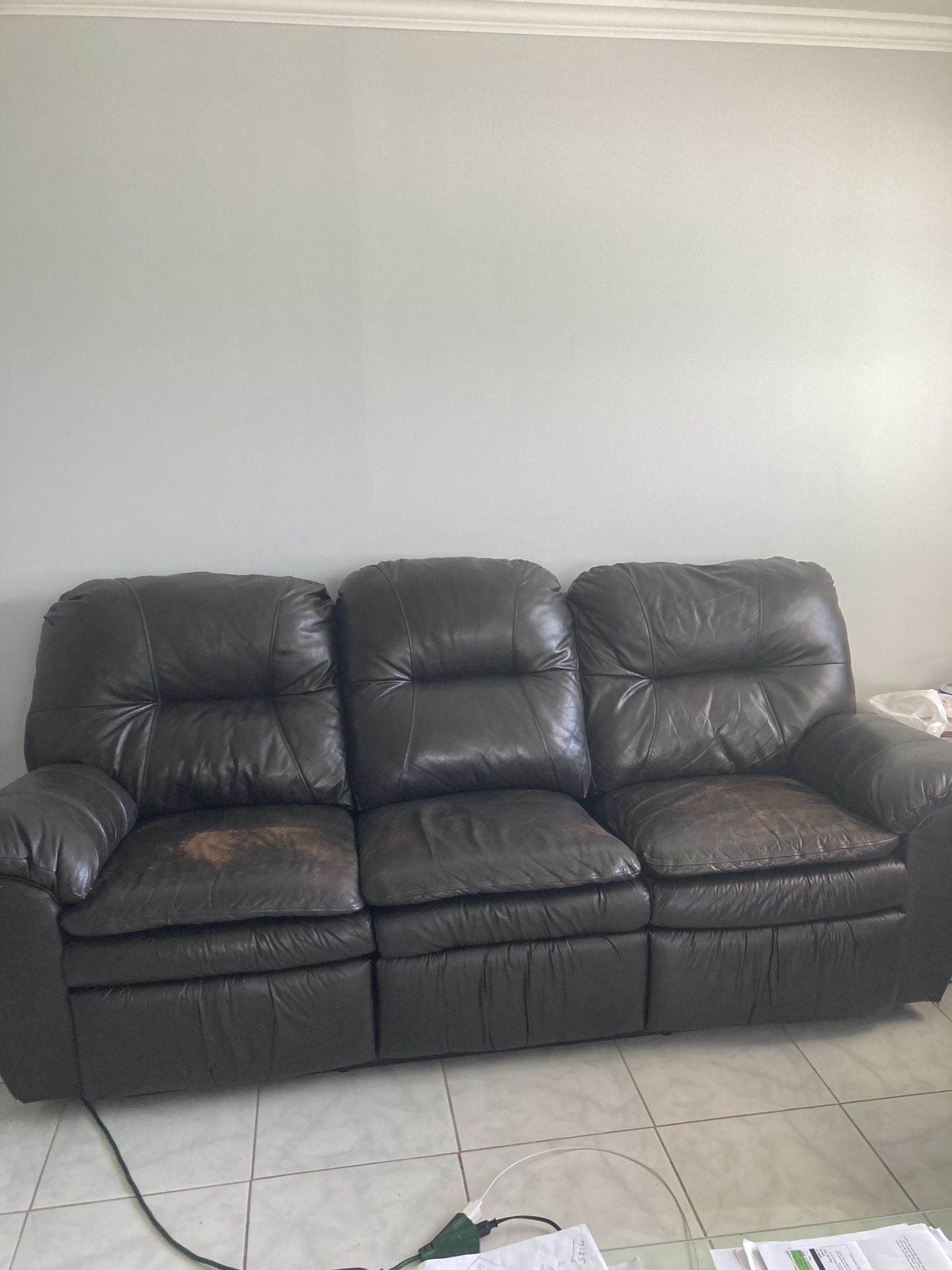 FREE leather Couches (2 Piece) 