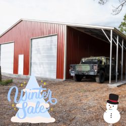 40x60x11 Metal Building & 9ft Lean-To – Durable, Multi-Use Shelter