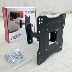 (NEW) $9 Universal TV Wall Mount 17-42 Inches Swivel Tilt Bracket, Max 55 Lbs