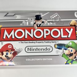 Monopoly Nintendo Collector's Edition 2010 Hasbro New Sealed