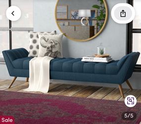Dark Teal Bench