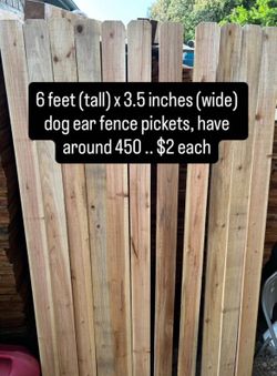 Fence Pickets 6x3.5