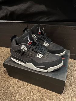 Jordan 4 Black Canvas Size 13