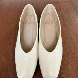 SAM EDELMAN Kasey Leather Ballet Flats, Size 7.5 MSRP $150