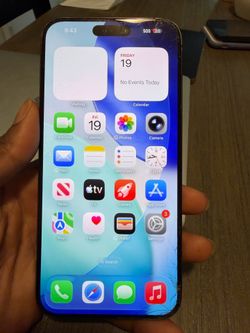 iPhone 15 Pro Max 256GB Unlocked, cracked front & back