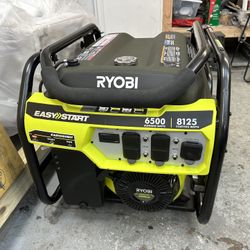 RYOBI 6,500-Watt Gasoline Powered Portable Generator with CO Shutdown Sensor
