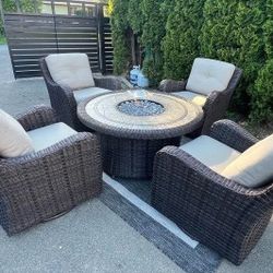 5 piece outdoor Sunbrella furniture