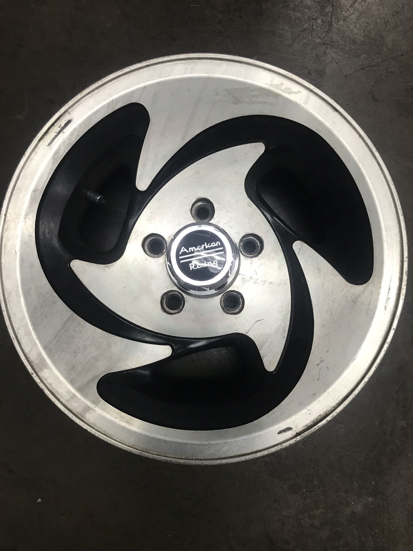 17’ Rims. American Racing Oldschool Ninja Style Rims