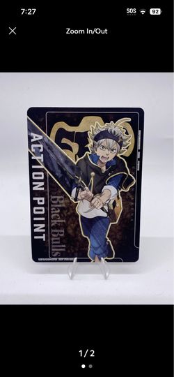 Union Arena Black Clover Asta Promo Action Point Card – Black Bulls – Bandai TCG