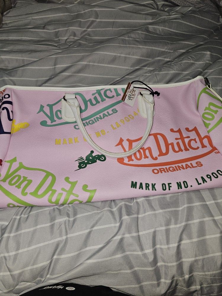 Brand New Still In Bag Von Dutch Duffle Bag