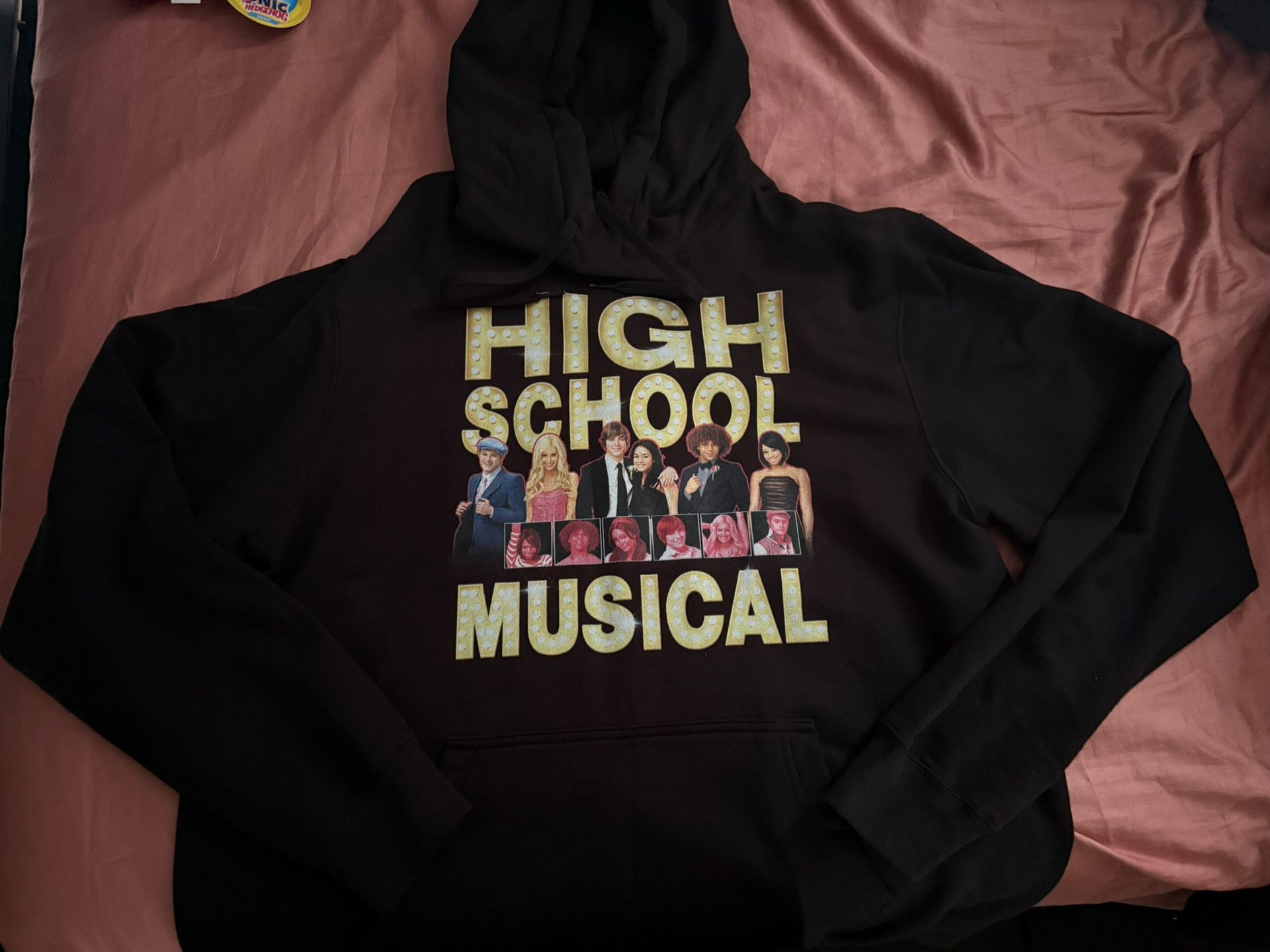 Black Graphic Hoodie