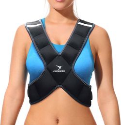 Empower Weighted Fitness Vest 8 pound adjustable