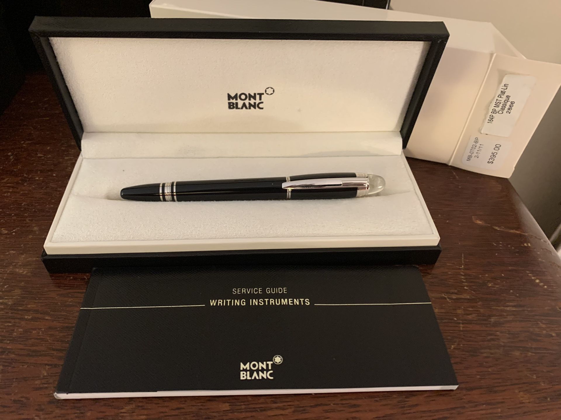 NEW Montblanc 118848 Starwalker Ballpoint Pen Midnight Black Genuine