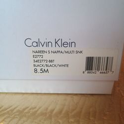 Brand New Calvin Klein Women's High Heel Size 8 And 1/2 Reptile Skin Never Used Brand New