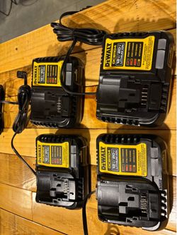 4 Dewalt 20v chargers