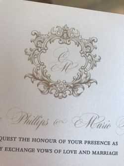 Wedding invitation