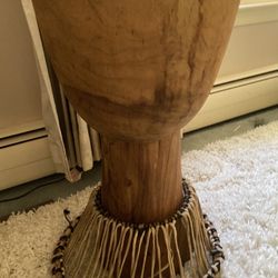 Antique African Wooden Vase