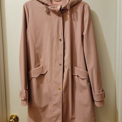 Like NEW-Kate Spade Women Size Medium Outerwear 34 In. Scallop Pocket 