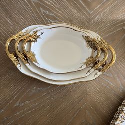 White Gold Bowls 