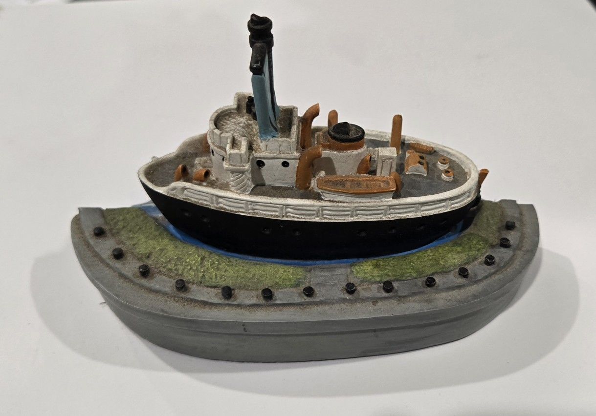 Spoontiques Lightship Huron Michigan Boat Paperweight