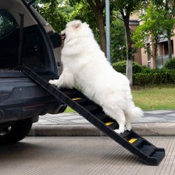Folding Dog Ramp Portable Pet Ramp for Car SUV Truck, LightweightI, NEW