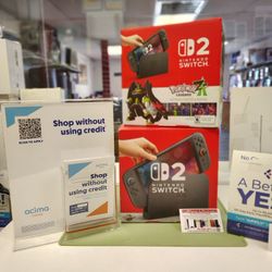 Nintendo Switch 2 Mario Kart & Pokemon Bundle - On Payments With Just $10 Down 
