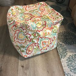Bean Bag Ottoman Poof Great Condition Square