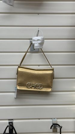 Jimmy Choo Gold Metallic Shoulder Bag