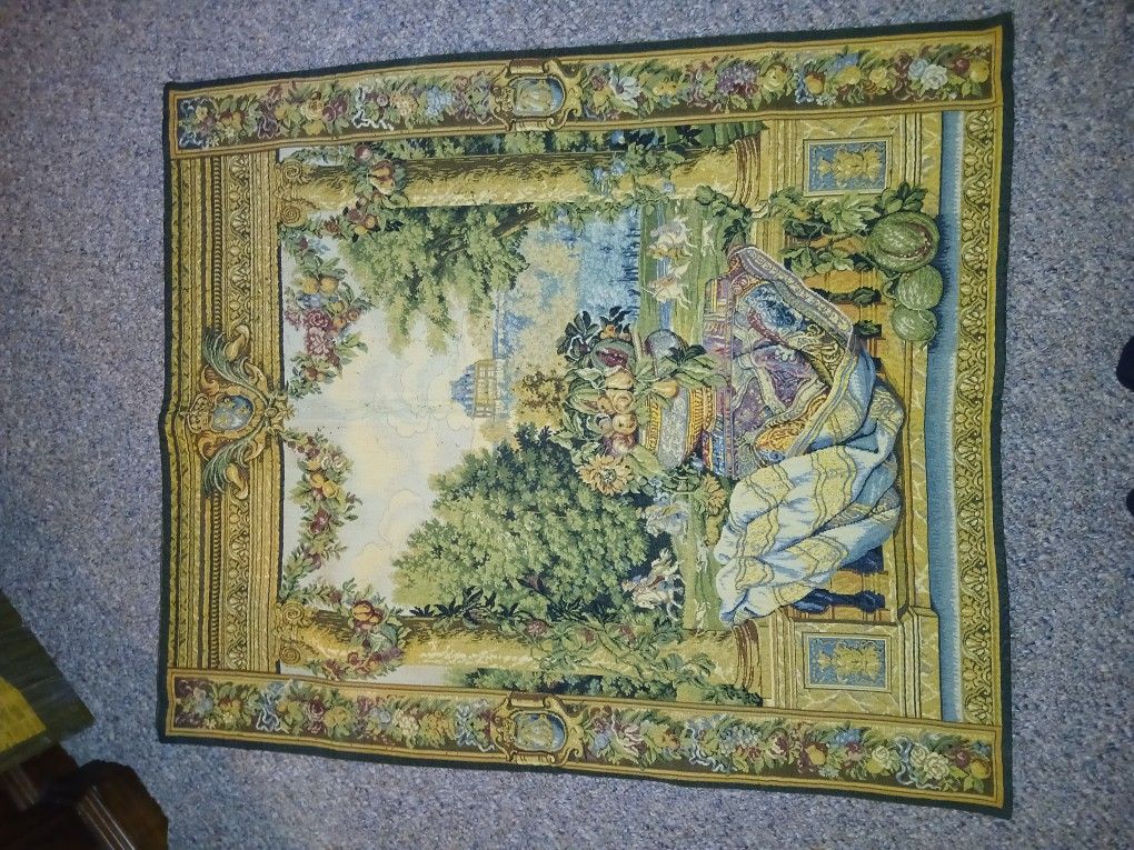 Palace of Versailles Tapestry - 2'10" x 2'3" (86 x 68 cm)