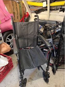 I'm selling a child wheelchair up to about 16 years old in excellent condition.
