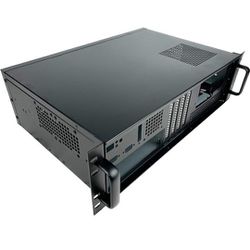 Server Chassis - Compact 12" Deep 19" Rackmount ATX Computer Case