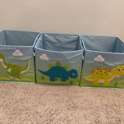 Dinosaur Toy Bins 