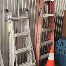 Werner Ladders 1 Extention & 1 Step (sold seperately or together)
