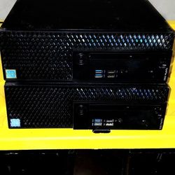 2 Dell Optiplex 3060 Desktops 