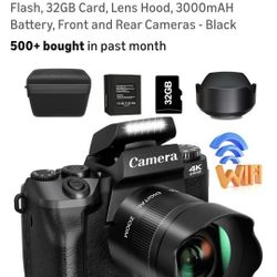 Saneen Digital Camera 4k Photography & Video