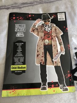 Zombie Slayer costume boys size medium