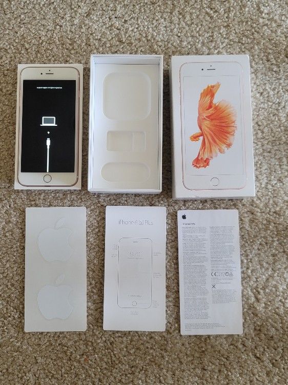Not Working iPhone 6s Plus Rose Gold 16GB