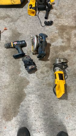 DeWalt angle drill ryobi circular saw drill battery charger