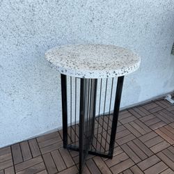 Outdoor End Table - Hilton Carter For Target - Metal/terrazo