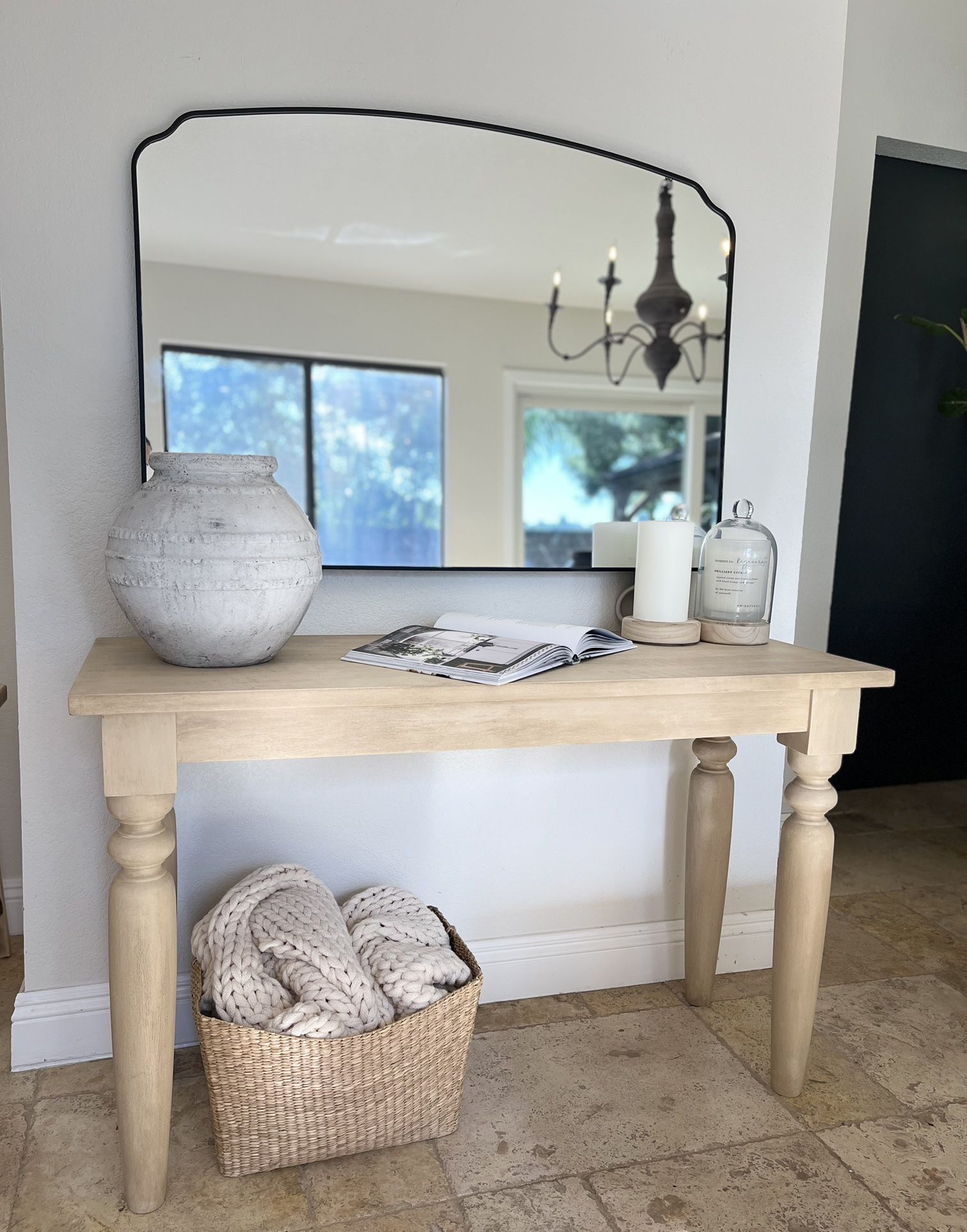 console table /entryway table/ sofa table /side table(pottery barn inspired)
