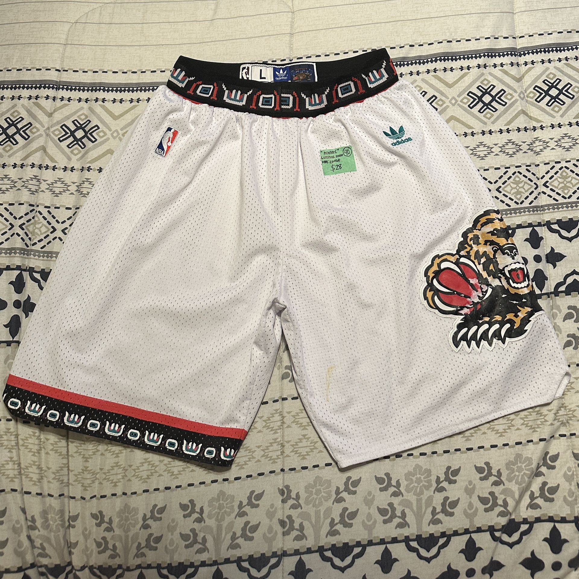 Pre owned Adidas Memphis Grizzlies Shorts for Men