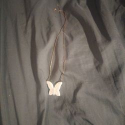 14kt Butterfly Necklace 