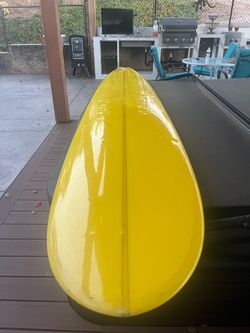 Hoy Runnels 10’ Yellow Longboard Surfboard