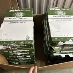 14 Reams 8.5×14 • 20lb • 92 Bright — 14 Reams Copy Paper (Damaged Packaging Sale) 