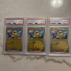 Sequential PSA 10 Captain Pikachu 