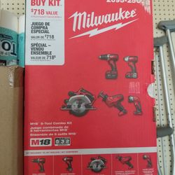 Milwakee Kit 8 Pieces