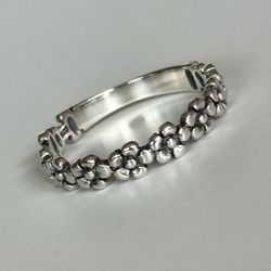 Flowers Ring 💍 925 Sterling Silver  Size 12