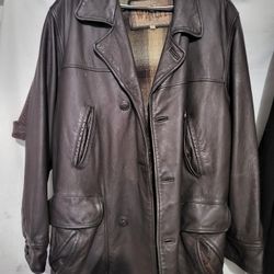 Vintage Leather  Coat