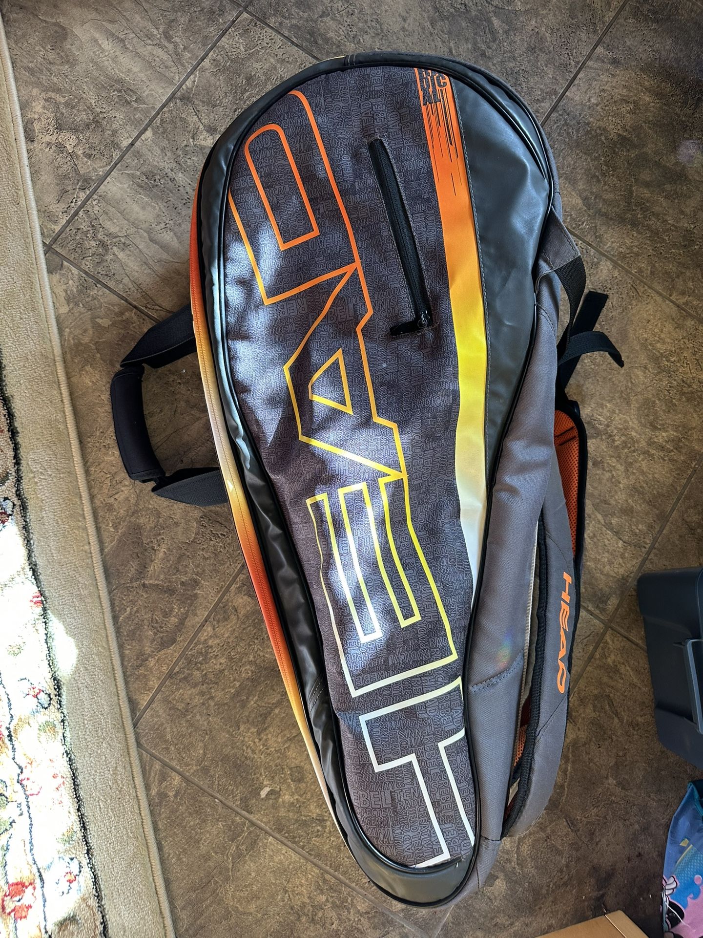 Head Tennis Racket Backpack Carry 6 Rackets W Cooler!