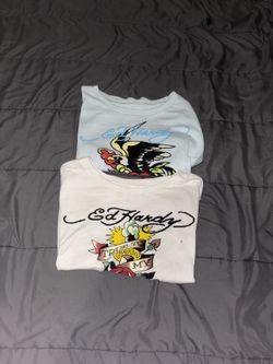 Y2K Edhardy crop top bundle sizes M, XL